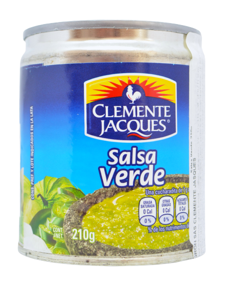 Salsa Mexicana verde, Clemente Jacques, 210 g