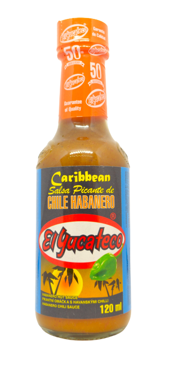 Salsa picante Caribbean, El Yucateco, 120 ml - 03/03/24