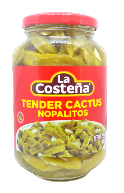 Nopalitos, hoja de cactus en rebanadas, La Costeña, 440 g