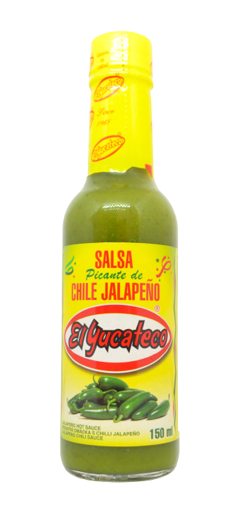 Salsa Jalapeño, El Yucateco, 150 ml